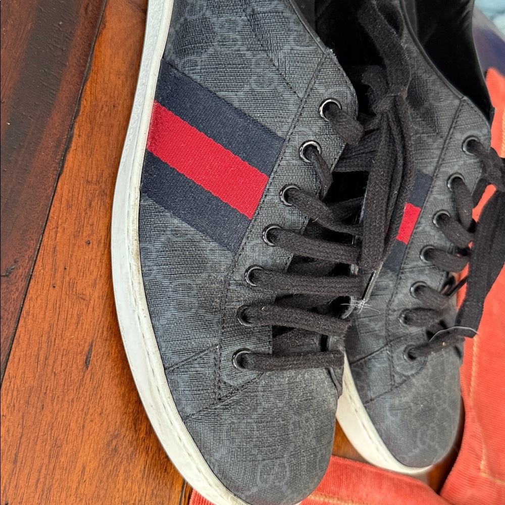 Men's Ace GG Gucci Supreme Sneaker Size 12 - Picture 8 of 8